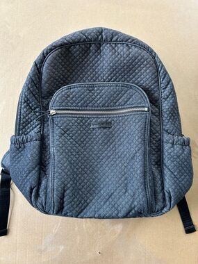 Vera Bradley backpack, quilted denim color
